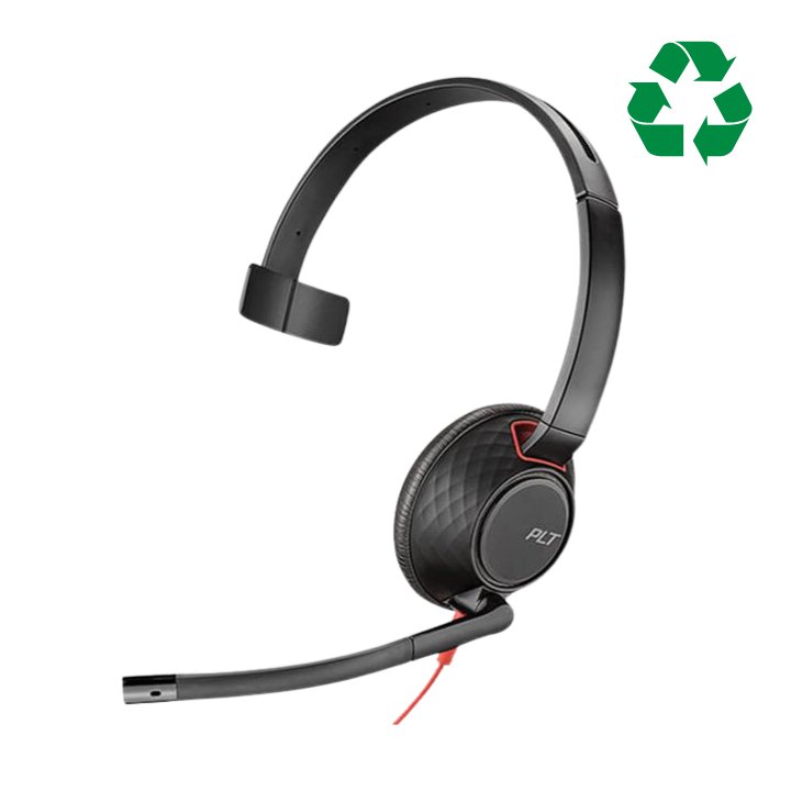 10 x Plantronics Blackwire C5210 USB-C Mono Headset Refurbished