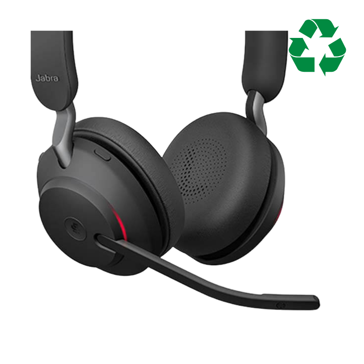 Jabra Evolve2 65 UC Stereo Bluetooth Headset - Refurbished