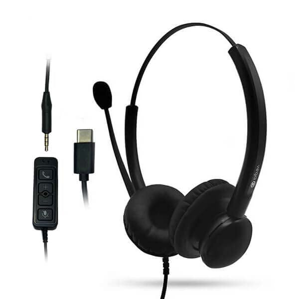 Vega 100 UC Stereo USB-C Headset – Headset Sales Ltd
