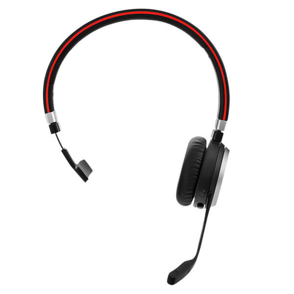 Jabra Evolve 65 UC Mono Headset with Charging Stand - Headset Sales Ltd