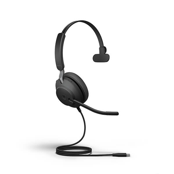 Jabra Evolve2 40 USB - C UC Mono Headset - Headset Sales Ltd