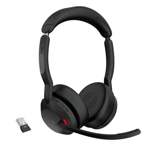 Jabra Evolve2 55 USB MS Teams Stereo Bluetooth Headset - Headset Sales Ltd