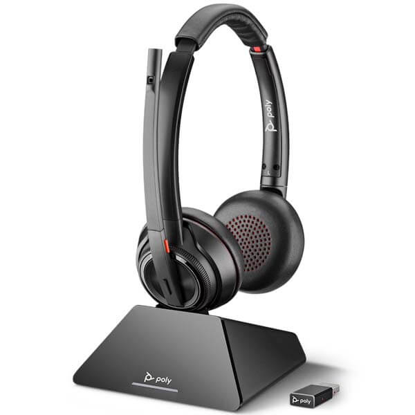 Plantronics Poly Savi 8220 UC Wireless Headset – Headset Sales Ltd