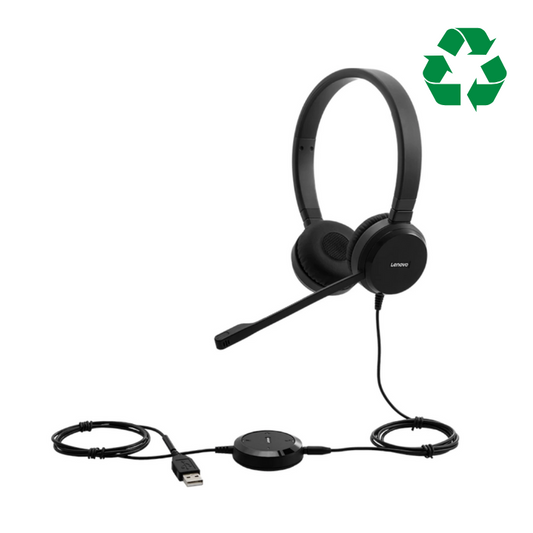 Lenovo Pro Wired Stereo VOIP Headset - Refurbished