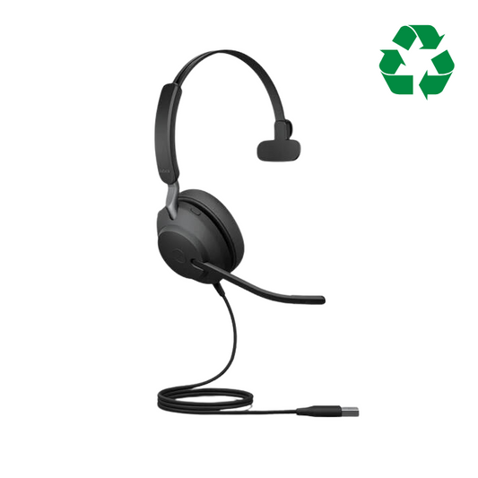 Jabra Evolve2 40 MS Teams Mono USB-A Headset - Refurbished