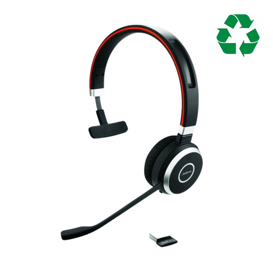 Jabra Evolve 65 SE MS Teams Mono Headset - Refurbished