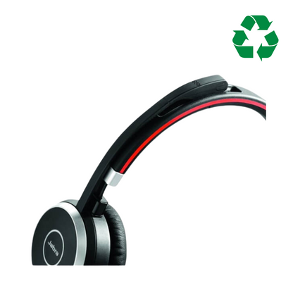 Jabra Evolve 65 MS Teams Stereo Headset with Charging Stand - Refurbished