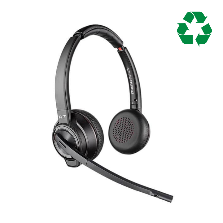 Plantronics Poly Savi 8220 UC Wireless Headset - Refurbished