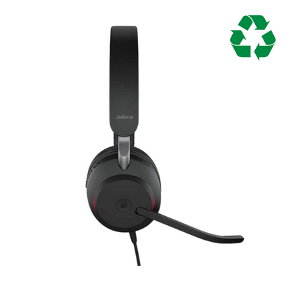 Jabra Evolve2 40 USB-C UC Stereo Headset - Refurbished