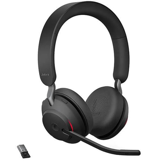 Jabra Evolve2 65 Stereo MS Teams Certified UC Bluetooth Headset - Headset Sales Ltd