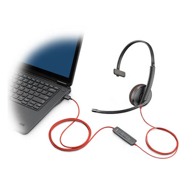 Plantronics Blackwire 3210 USB - C Headset - Headset Sales Ltd